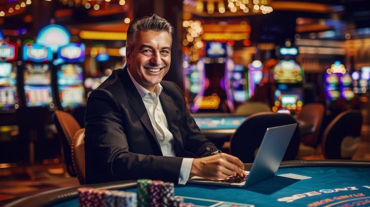 Live dealer studio with multiple camera angles